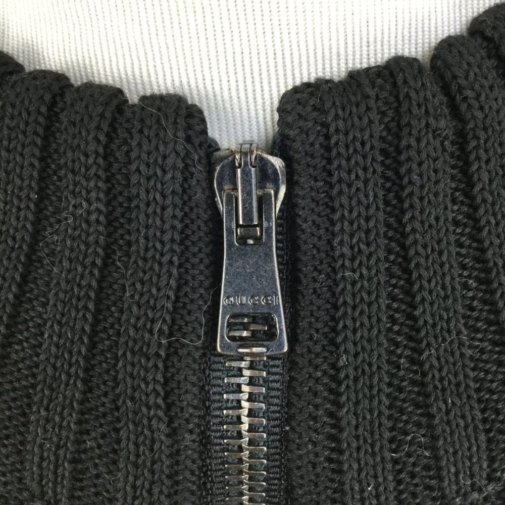 Gucci Black Zip Sweater xl - Picture 7 of 12